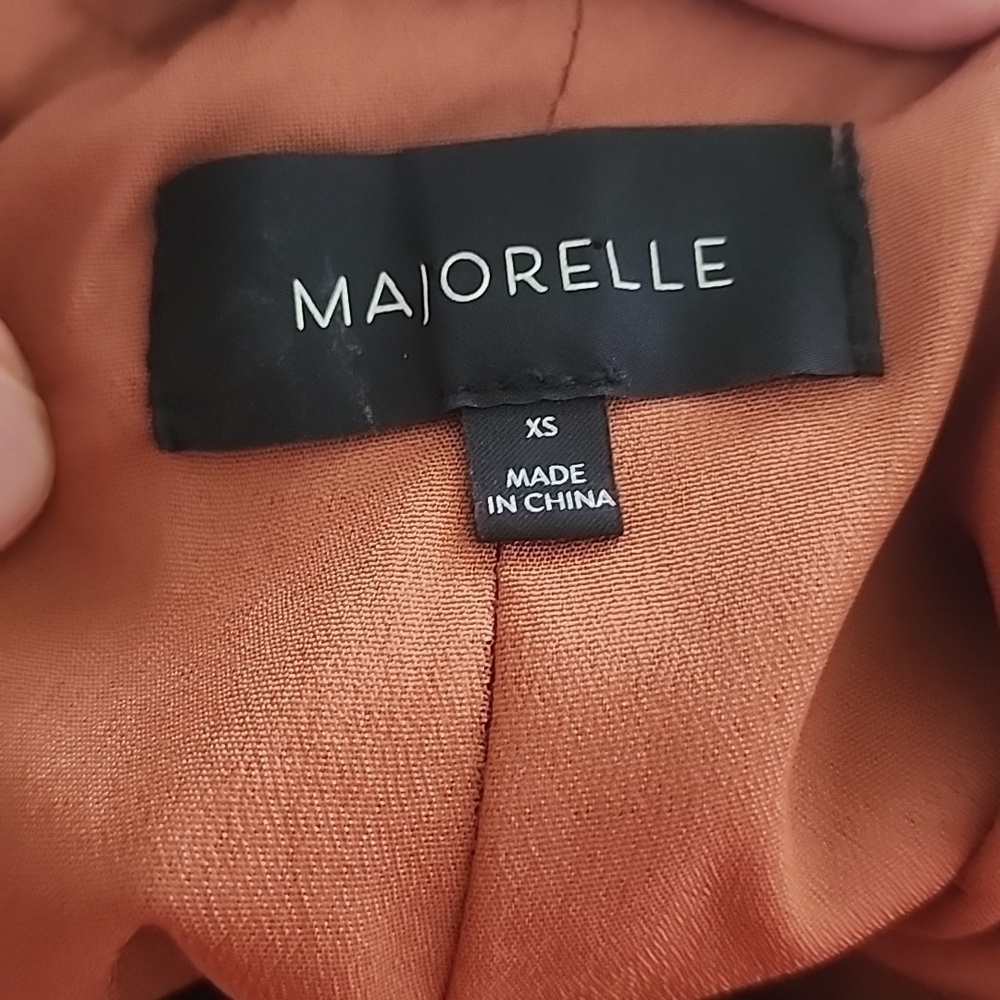 Majorelle Nelly Mini Dress in Terracotta Brown Size XS - Picture 12 of 13